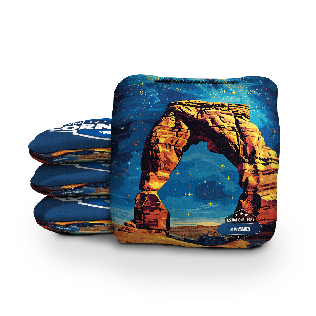 World Series of Cornhole 6-IN Professional Cornhole Bag Rapter - Arches National Park