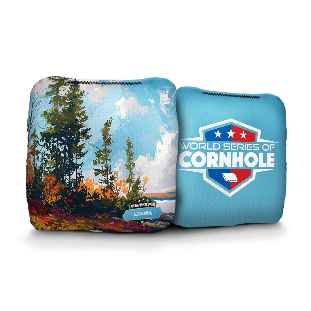 World Series of Cornhole 6-IN Professional Cornhole Bag Rapter - Acadia National Park