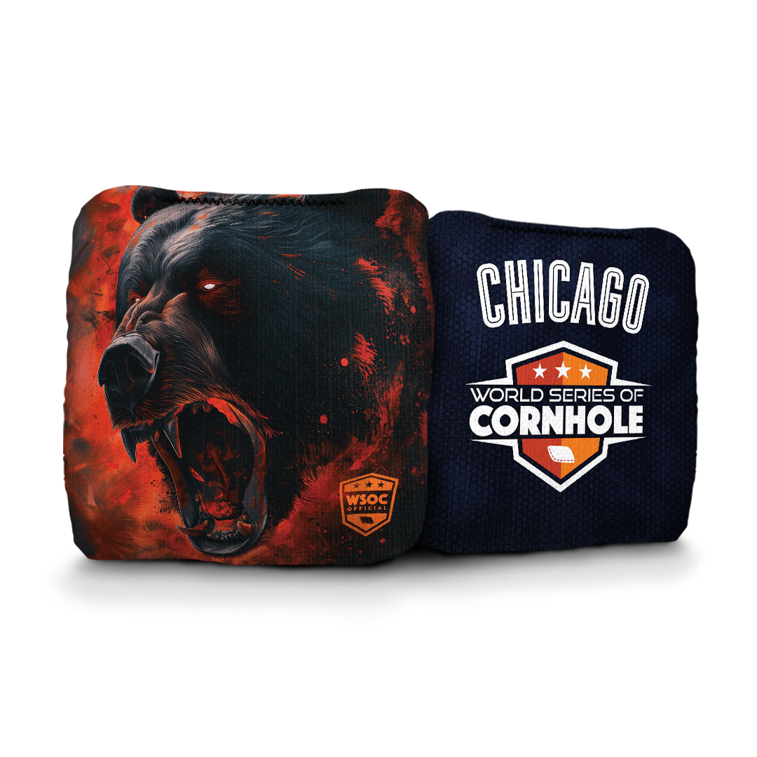 6-IN Professional Cornhole Bag Rapter - Chicago