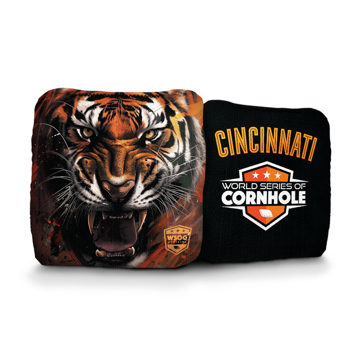 World Series of Cornhole 6-IN Professional Cornhole Bag Rapter - Cincinnati Bengals