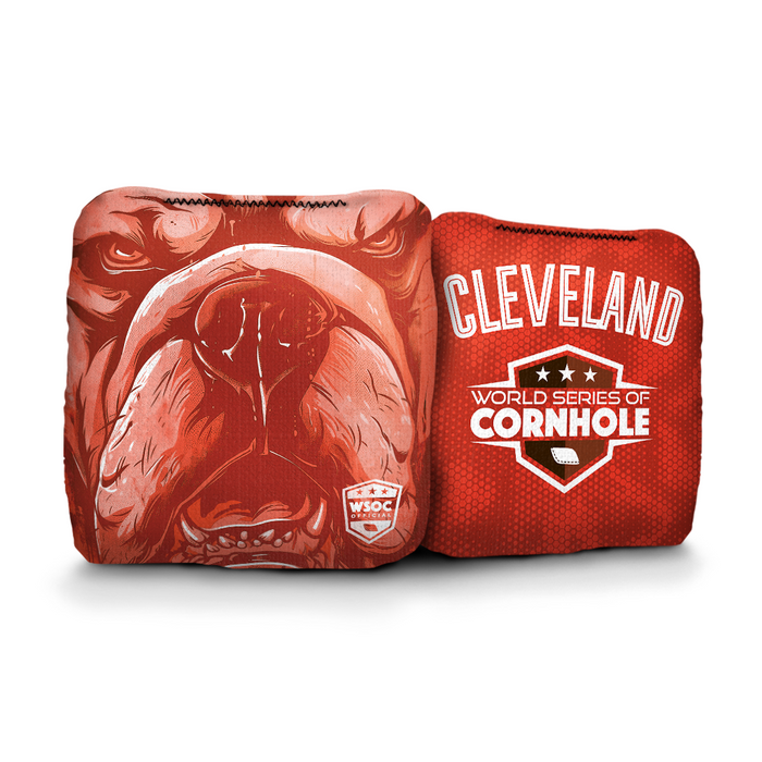 World Series of Cornhole 6-IN Professional Cornhole Bag Rapter - Cleveland Browns