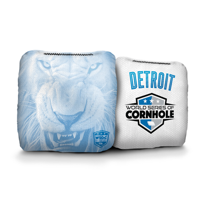 World Series of Cornhole 6-IN Professional Cornhole Bag Rapter - Detroit Lions