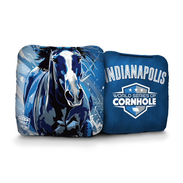 Indianapolis Colts - 6 Inch WSOC Official Pro Cornhole Bags