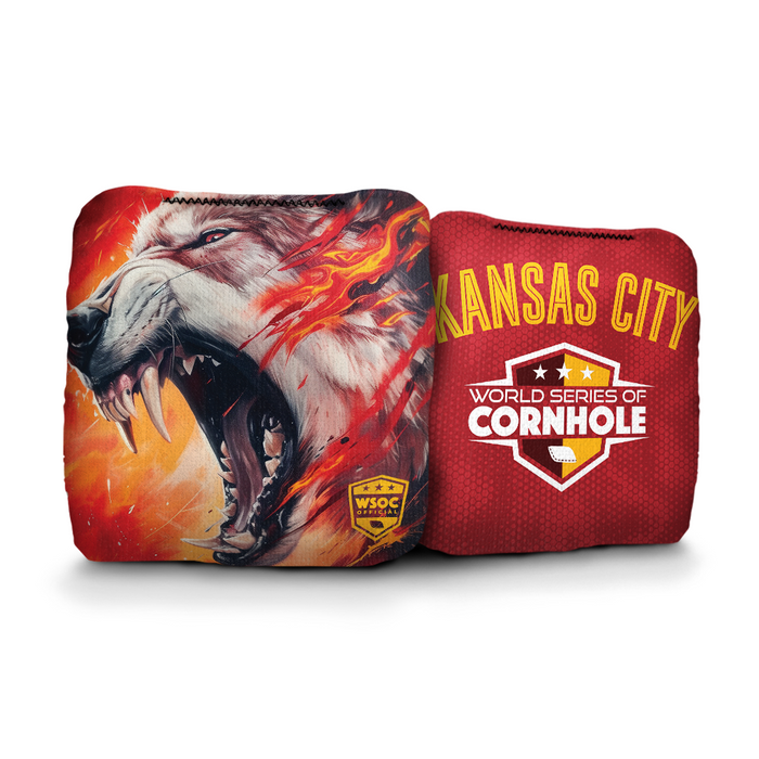 World Series of Cornhole 6-IN Professional Cornhole Bag Rapter - Kansas City Chiefs