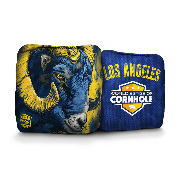 Los Angeles Rams - 6 Inch WSOC Official Pro Cornhole Bags