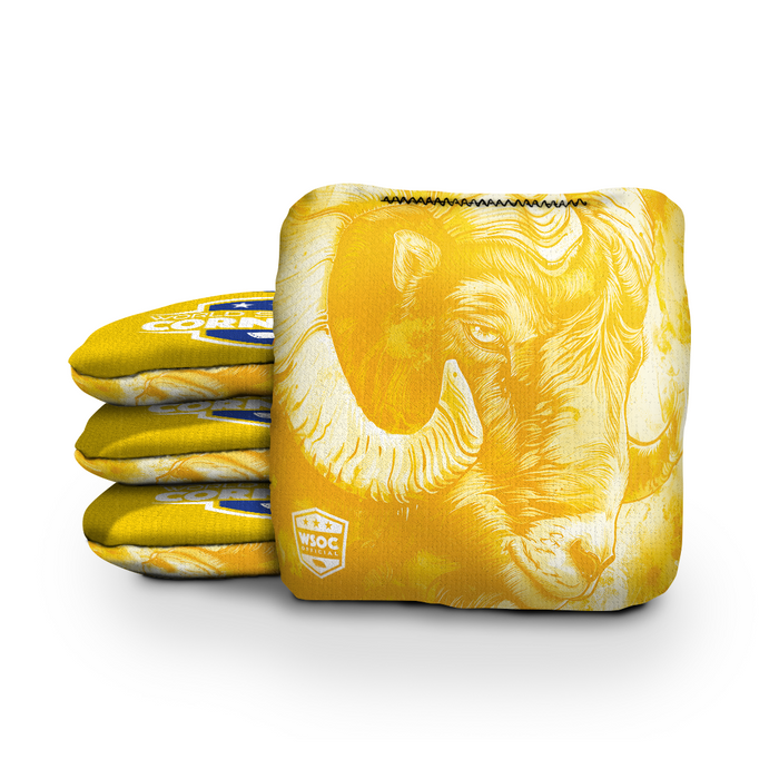 Los Angeles Rams - 6 Inch WSOC Official Pro Cornhole Bags