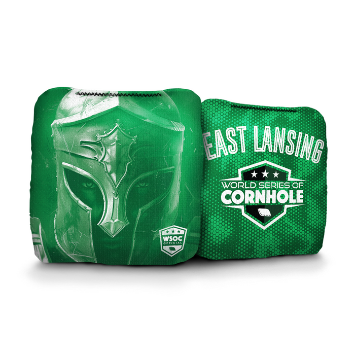 World Series of Cornhole 6-IN Professional Cornhole Bag Rapter - Michigan State Spartans