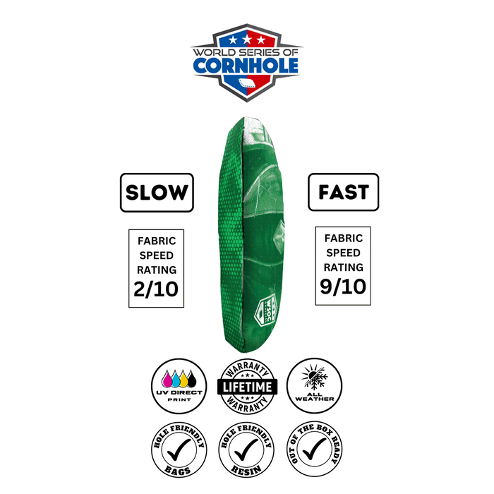 World Series of Cornhole 6-IN Professional Cornhole Bag Rapter - Michigan State Spartans