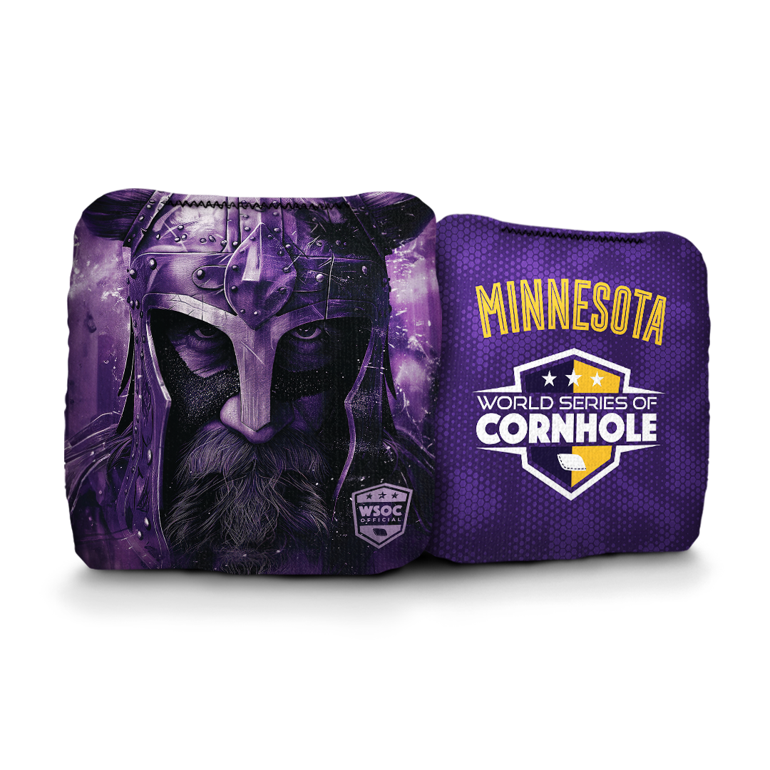 World Series of Cornhole 6-IN Professional Cornhole Bag Rapter - Minnesota Vikings