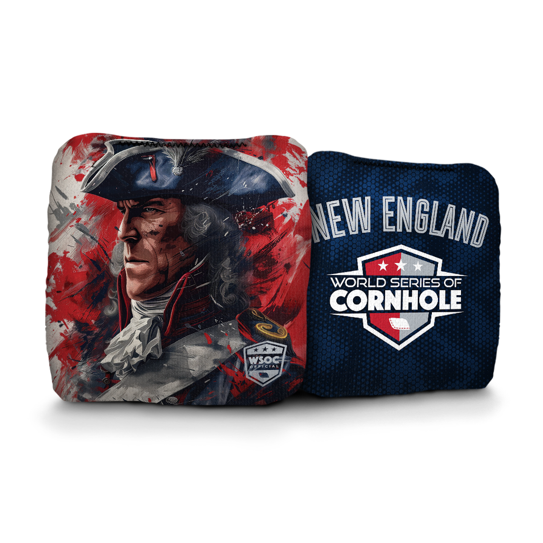 World Series of Cornhole 6-IN Professional Cornhole Bag Rapter - New England Patriots