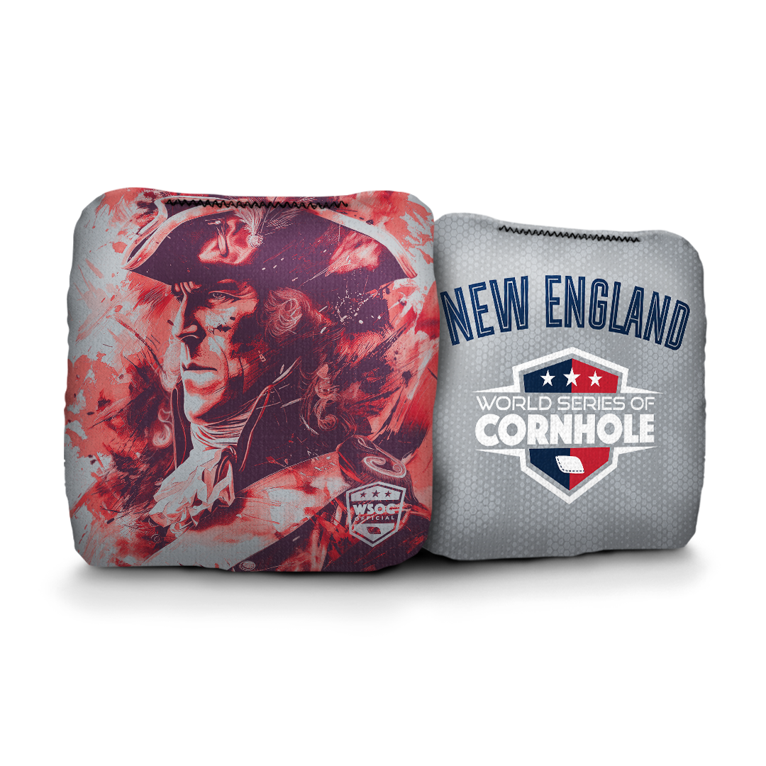 World Series of Cornhole 6-IN Professional Cornhole Bag Rapter - New England Patriots