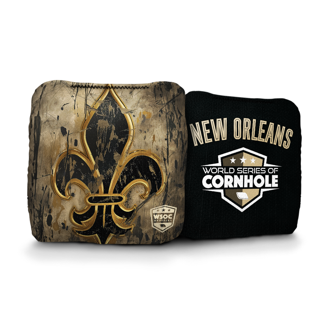 World Series of Cornhole 6-IN Professional Cornhole Bag Rapter - New Orleans Saints