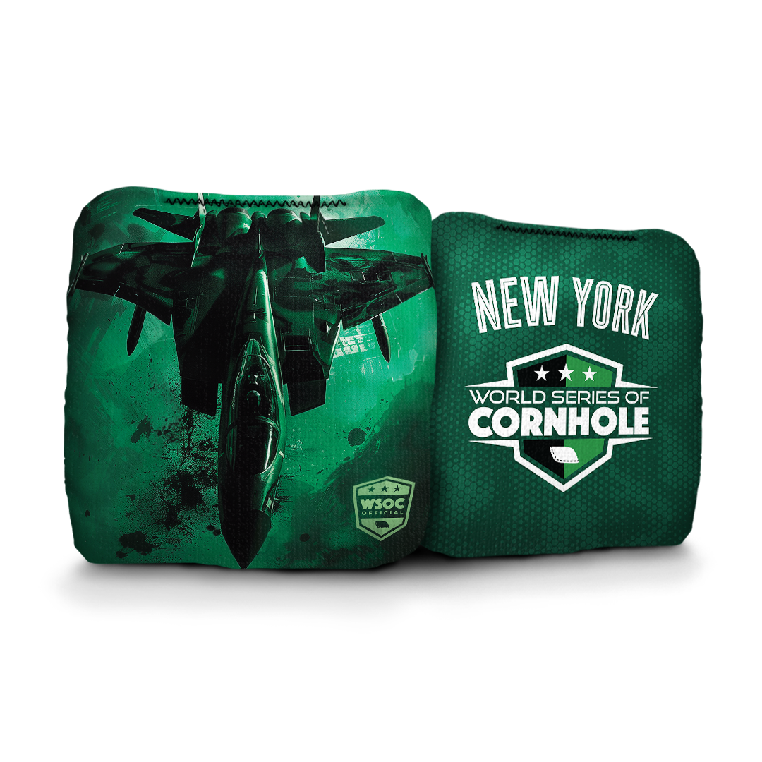 World Series of Cornhole 6-IN Professional Cornhole Bag Rapter - New York Jets