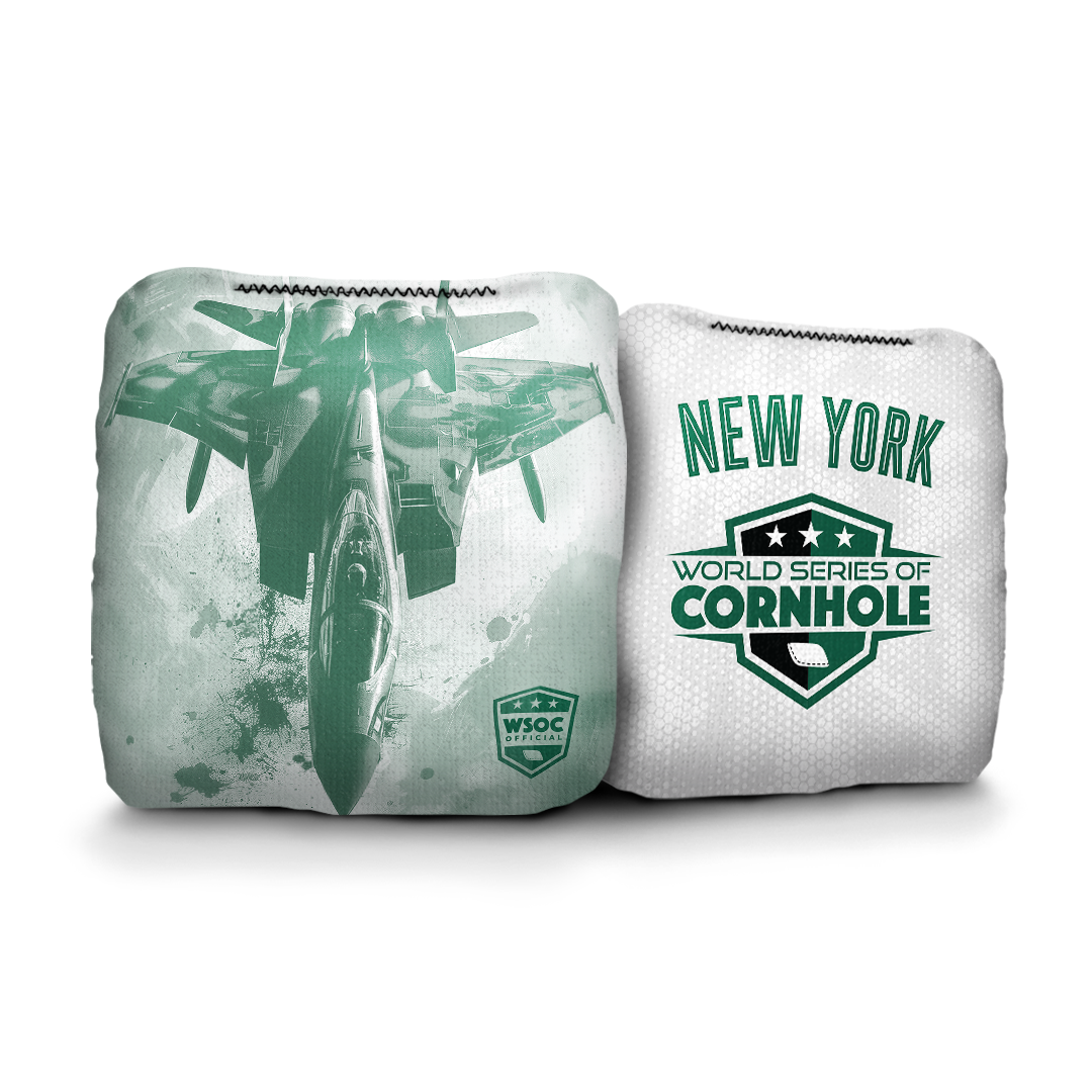 World Series of Cornhole 6-IN Professional Cornhole Bag Rapter - New York Jets