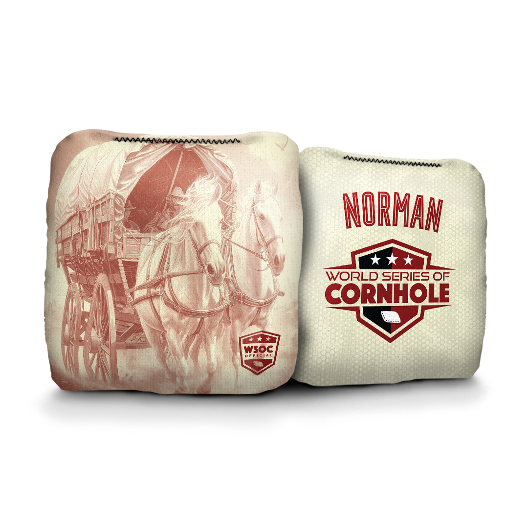 World Series of Cornhole 6-IN Professional Cornhole Bag Rapter - Oklahoma Sooners