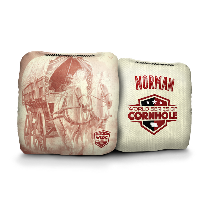 Oklahoma Sooners - 6 Inch WSOC Official Pro Cornhole Bags