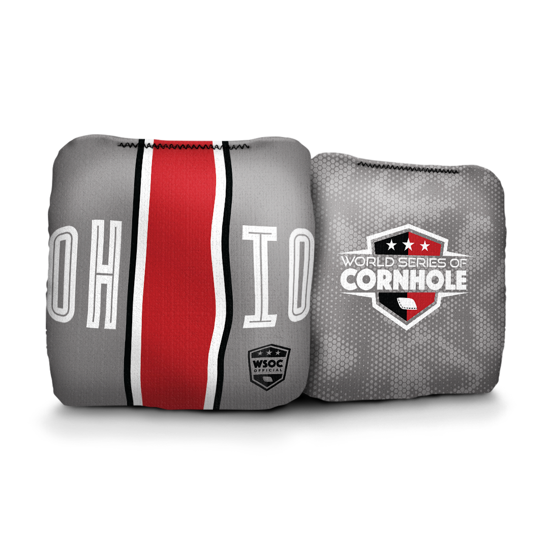 World Series of Cornhole 6-IN Professional Cornhole Bag Rapter - Ohio State Buckeyes