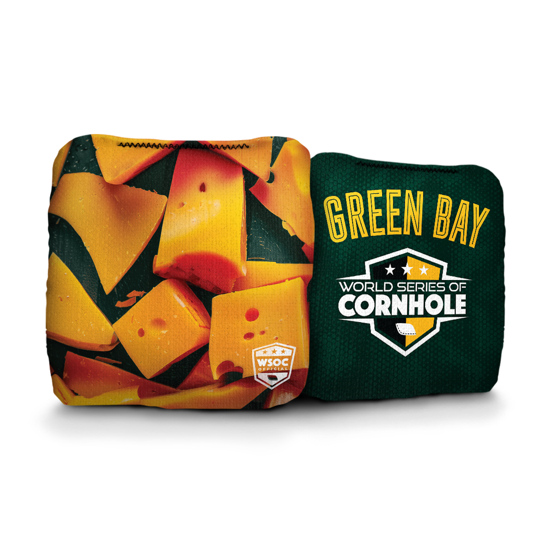 World Series of Cornhole 6-IN Professional Cornhole Bag Rapter - Green Bay Packers
