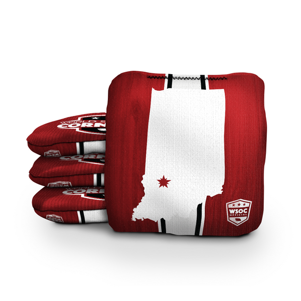 Indiana Hoosiers - 6 Inch WSOC Official Pro Cornhole Bags