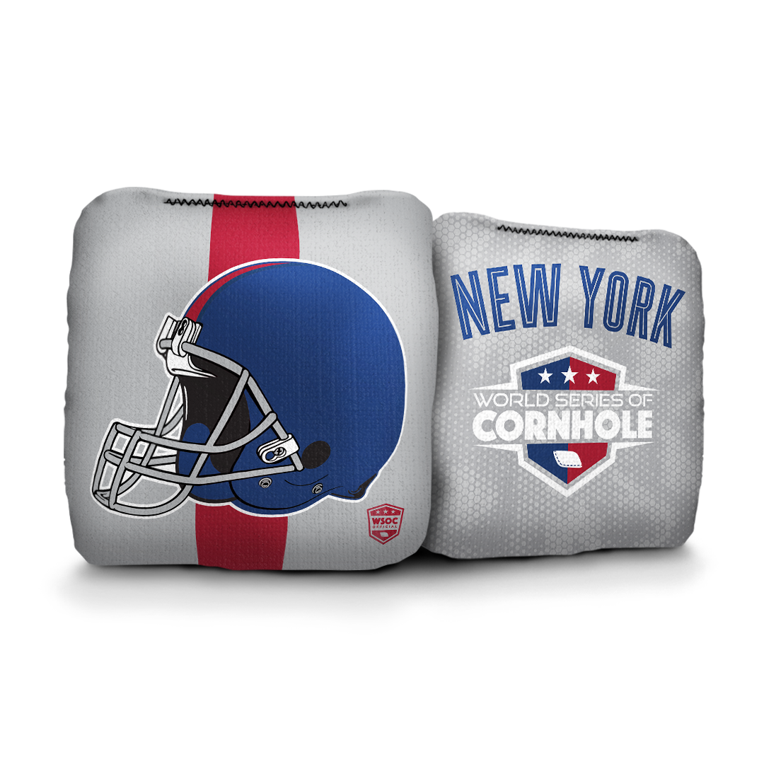 World Series of Cornhole 6-IN Professional Cornhole Bag Rapter - New York Giants