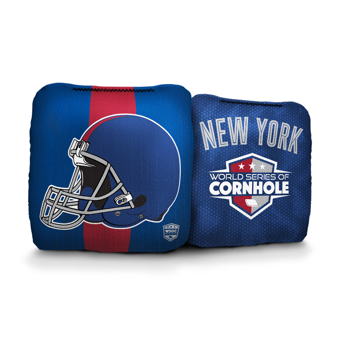 World Series of Cornhole 6-IN Professional Cornhole Bag Rapter - New York Giants