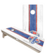World Series of Cornhole Official 2' x 4' Professional Cornhole Board Runway 2402P - WSOC Stripes White and Blue