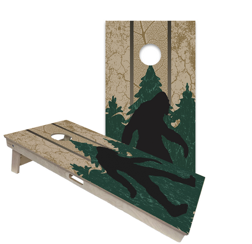 World Series of Cornhole Official 2' x 4' Professional Cornhole Board Runway 2402P - Wilderness Sasquatch