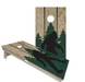 World Series of Cornhole Official 2' x 4' Professional Cornhole Board Runway 2402P - Wilderness Sasquatch