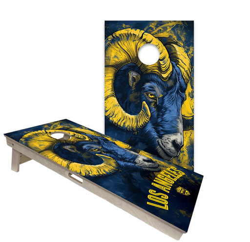 World Series of Cornhole Official 2' x 4' Professional Cornhole Board Runway 2402P - Los Angeles Rams