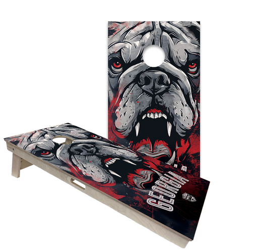 World Series of Cornhole Official 2' x 4' Professional Cornhole Board Runway 2402P - Georgia Bulldogs