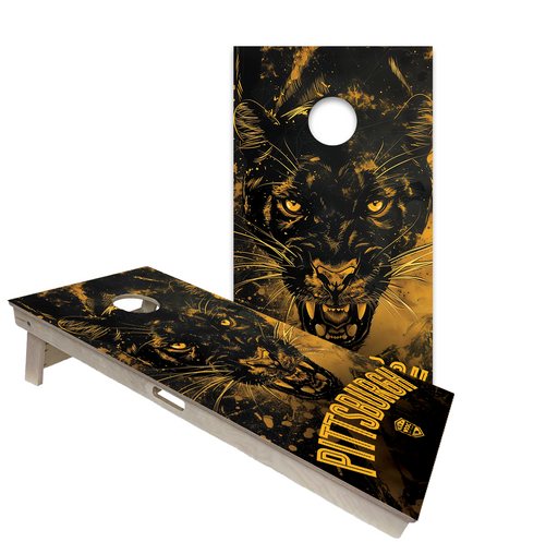 World Series of Cornhole Official 2' x 4' Professional Cornhole Board Runway 2402P - Pitt Panthers