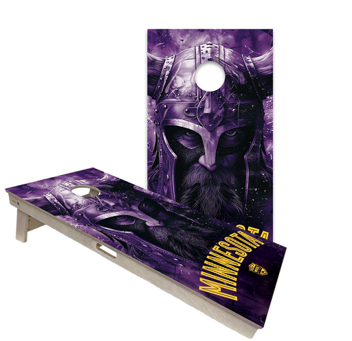 World Series of Cornhole Official 2' x 4' Professional Cornhole Board Runway 2402P - Minnesota Vikings