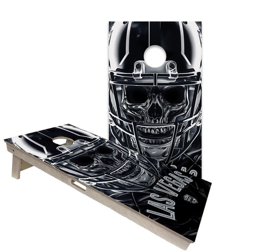 World Series of Cornhole Official 2' x 4' Professional Cornhole Board Runway 2402P - Las Vegas Raiders