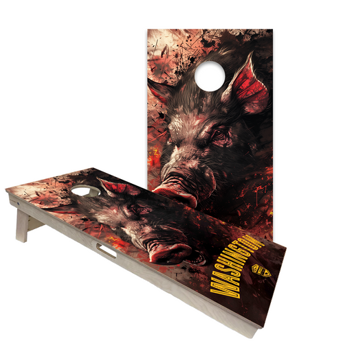 World Series of Cornhole Official 2' x 4' Professional Cornhole Board Runway 2402P - Washington Commanders