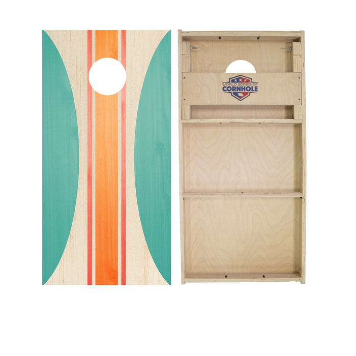 World Series of Cornhole Official 2' x 4' Professional Cornhole Board Runway 2402P - Beau Surf Board