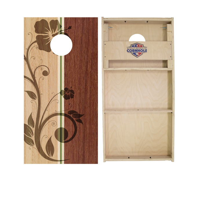 World Series of Cornhole Official 2' x 4' Professional Cornhole Board Runway 2402P - Hollis Surf Board