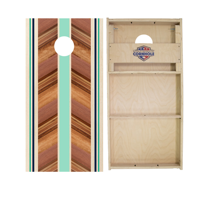 World Series of Cornhole Official 2' x 4' Professional Cornhole Board Runway 2402P - Elin Surf Board