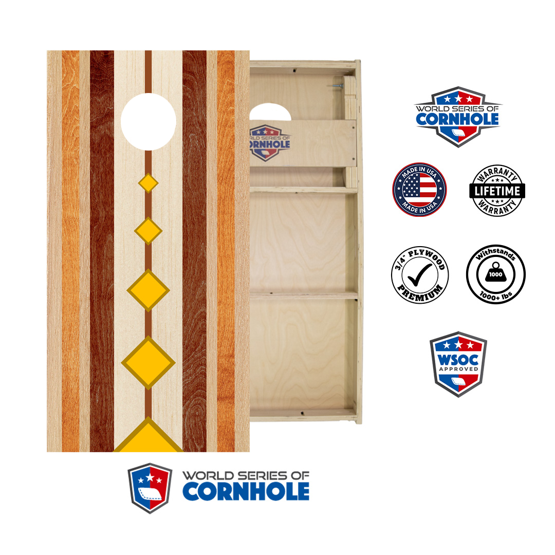 World Series of Cornhole Official 2' x 4' Professional Cornhole Board Runway 2402P - Surf Board