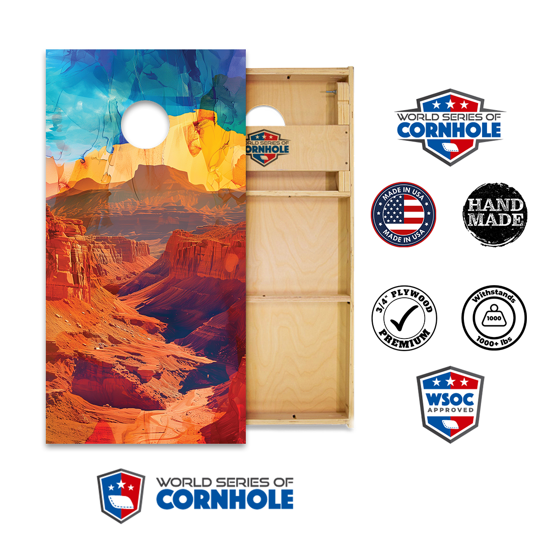 World Series of Cornhole Official 2' x 4' Professional Cornhole Board Runway 2402P - Capitol Reef National Park