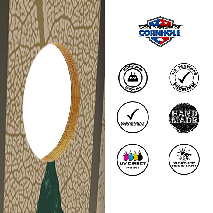 World Series of Cornhole Official 2' x 4' Professional Cornhole Board Runway 2402P - Los Angeles Rams