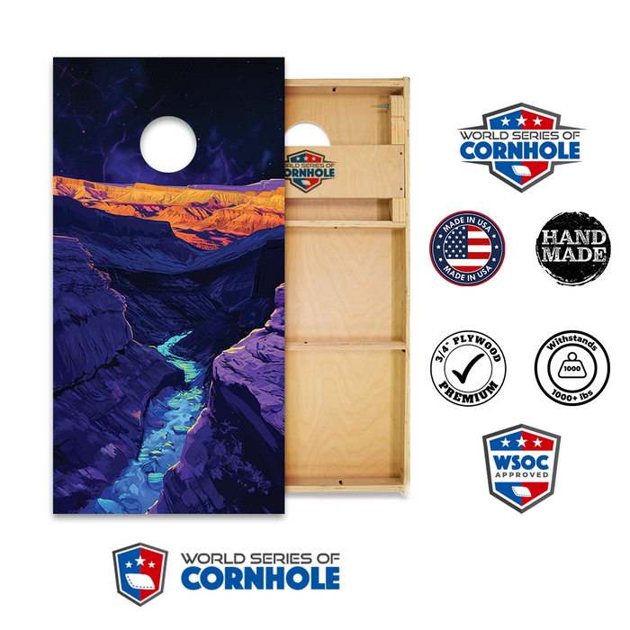World Series of Cornhole Official 2' x 4' Professional Cornhole Board Runway 2402P - Capitol Reef National Park