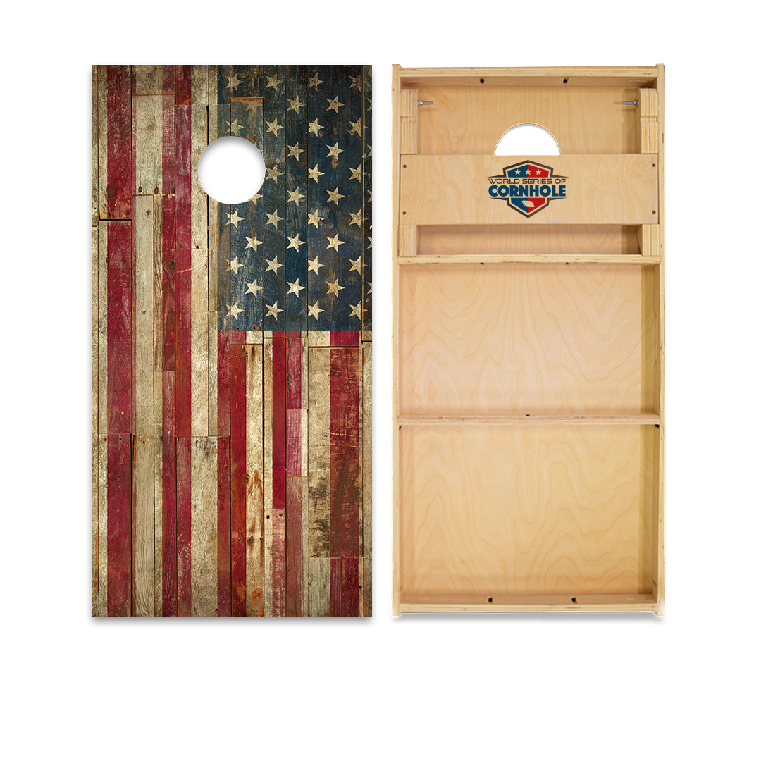 World Series of Cornhole Official 2' x 4' Professional Cornhole Board ...