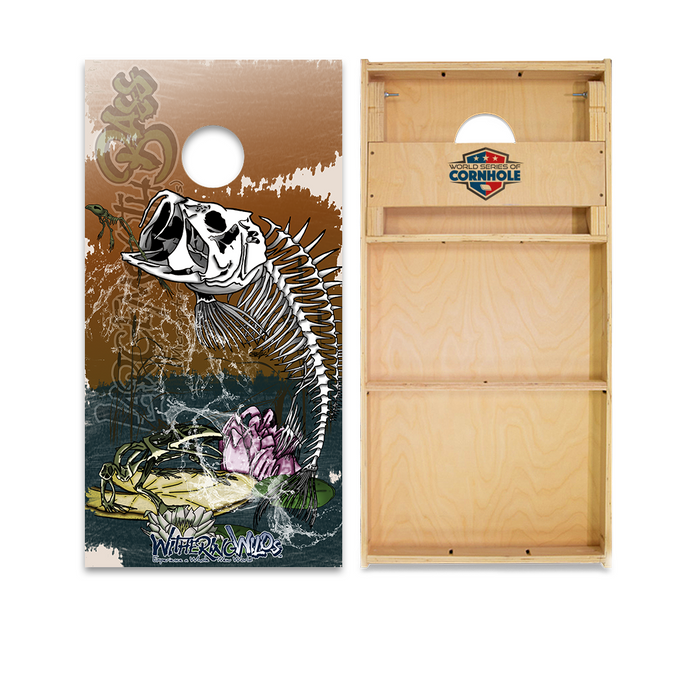 World Series of Cornhole Official 2' x 4' Professional Cornhole Board Runway 2402P -  Withering Wilds