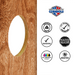 World Series of Cornhole Lightweight Cornhole Set - Dark Woodgrain Boards with Red and Royal Blue Bags