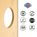 World Series of Cornhole Lightweight Cornhole Set - Light Woodgrain Boards with Red and Blue Bags