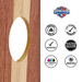 World Series of Cornhole Lightweight Cornhole Set - Alternating Light and Dark Wood Tones Boards with Red and Royal Blue Bags