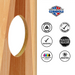 World Series of Cornhole Lightweight Cornhole Set - Wood Triangle Boards with Red and Royal Blue Bags