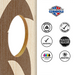 World Series of Cornhole Lightweight Cornhole Set - Palm Trees Boards with Red and Teal Bags