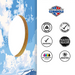 World Series of Cornhole Lightweight Cornhole Set - Crater Lake National Park Daytime Boards with Red and Royal Blue Bags
