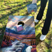 World Series of Cornhole Lightweight Cornhole Set - Denali National Park Daytime Boards with Red and Royal Blue Bags